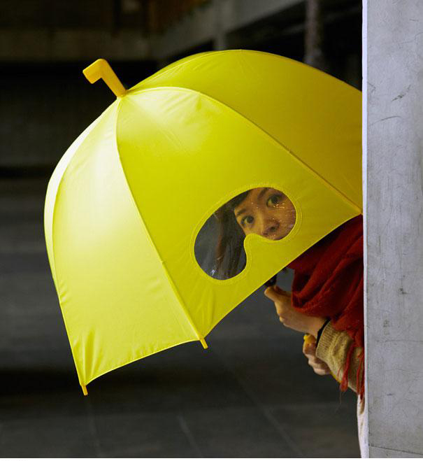 Parapluie avec vue